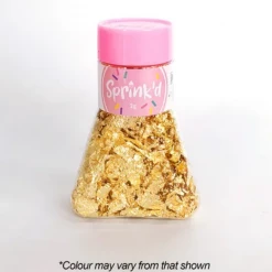 Sprink'd Loose Gold Leaf Flakes Sprinkles