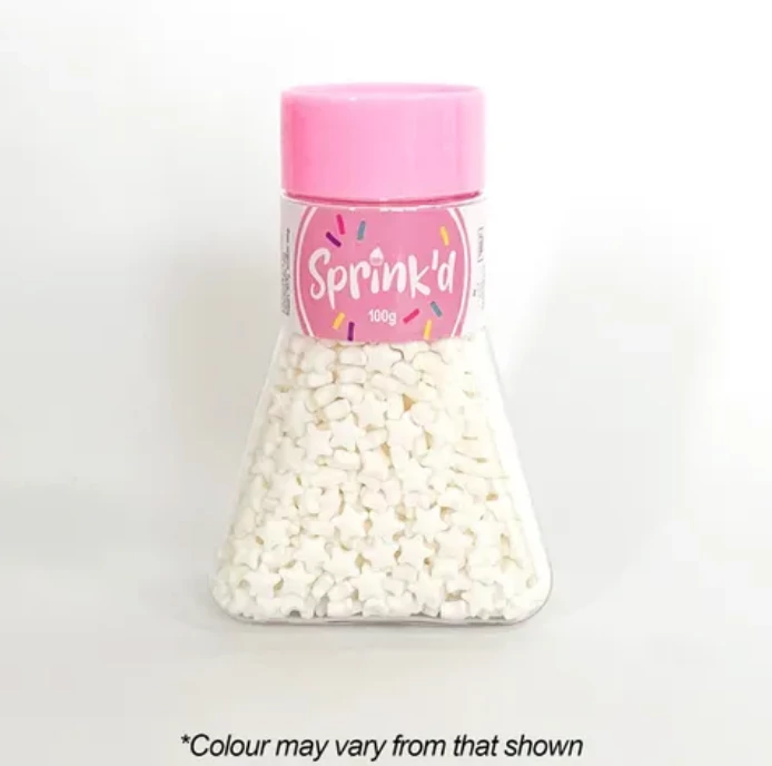 Sprink'd White Stars | 7mm Sprinkles 3 Sprink'd White Stars | 7mm Sprinkles