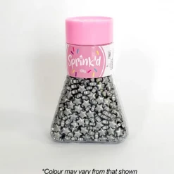 Sprink'd Sprinkles Silver Stars | 7mm