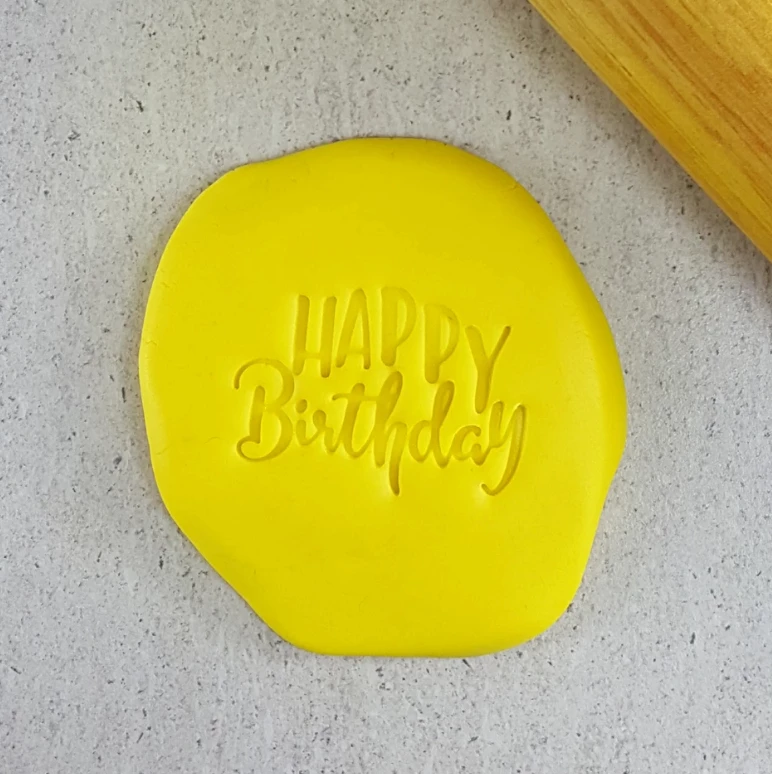 Custom Cookie Cutters Happy Birthday Embosser 3 Custom Cookie Cutters Happy Birthday Embosser