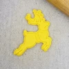 Custom Cookie Cutters Flying Reindeer Cutter & 3D Embosser 2 Custom Cookie Cutters Flying Reindeer Cutter & 3D Embosser