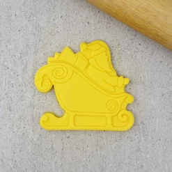 Custom Cookie Cutters Santas Sleigh Cutter & Embosser