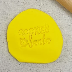 Custom Cookie Cutters Cookies For Santa V2 Embosser Cutters, Embossers, Debossers
