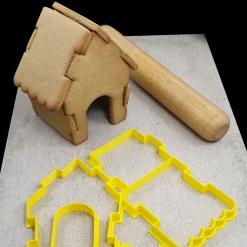 Custom Cookie Cutters Interlocking Gingerbread House Cutter