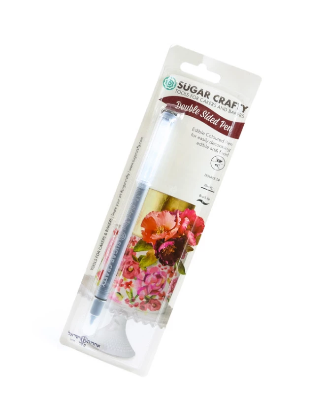 Sugar Crafty Decorating Tools Edible Black Double-Sides Marker 3 Sugar Crafty Decorating Tools Edible Black Double-Sides Marker