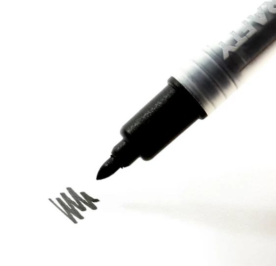 Sugar Crafty Decorating Tools Edible Black Double-Sides Marker 4 Sugar Crafty Decorating Tools Edible Black Double-Sides Marker