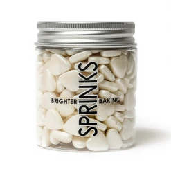 Sprinks White Hearts Sprinkles