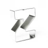 Stainless Steel Cookie Cutter Cutters, Embossers, Debossers Letter Z Cookie Cutter