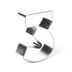 Stainless Steel Cookie Cutter Number 3 Cookie Cutter Cookie Cutters