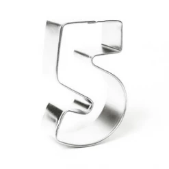 Stainless Steel Cookie Cutter Number 5 Cookie Cutter Cookie Cutters