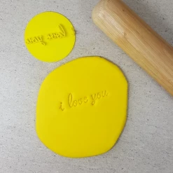 Custom Cookie Cutters I Love You Embosser Cutters, Embossers, Debossers