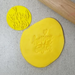 Custom Cookie Cutters Happy Easter Embosser