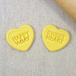 Custom Cookie Cutters Candy Heart Valentine's Day Set