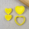 Custom Cookie Cutters Candy Heart Valentine's Day Set