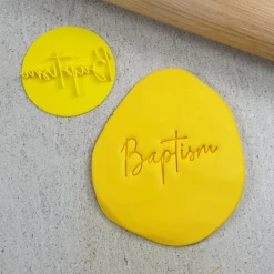 Custom Cookie Cutters Cutters, Embossers, Debossers Baptism Embosser