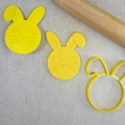 Custom Cookie Cutters Easter Bunny 3Dmbosser & Cutter Set