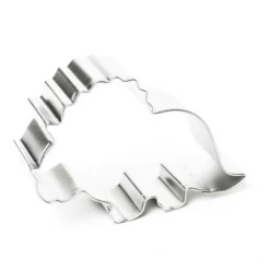 Stainless Steel Cookie Cutter Triceratops Baby 4.25" Cookie Cutter