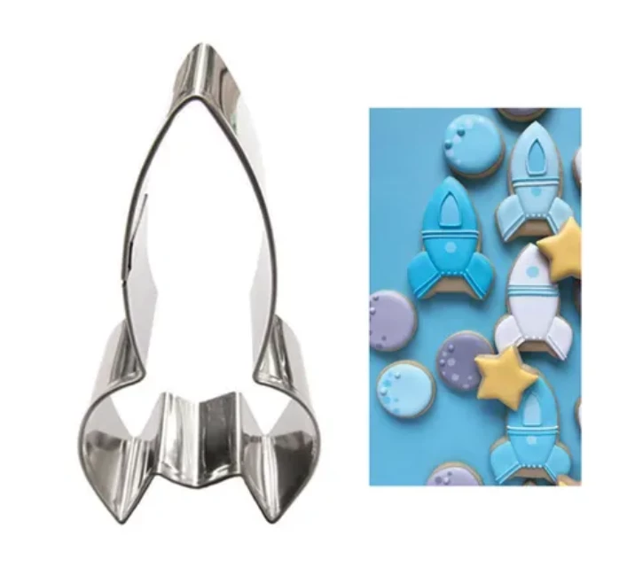 Cake Craft Rocket Ship Cutter Cookie Cutters 3 Cake Craft Rocket Ship Cutter Cookie Cutters