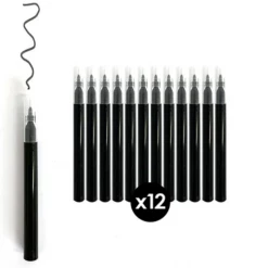 Cake Craft Mini Black Markers 12 Pack Decorating Tools
