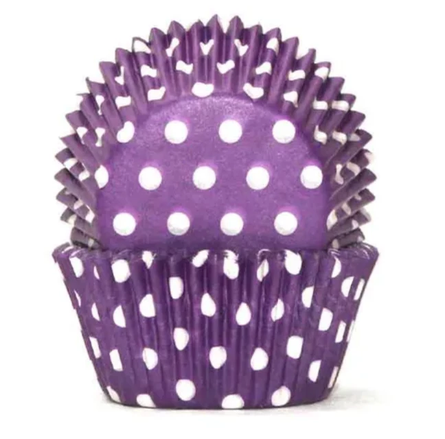 Cake Craft #700 Purple Polka Baking Cups - Pack Of 100 3 Cake Craft #700 Purple Polka Baking Cups - Pack Of 100