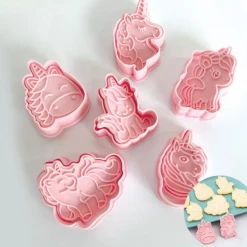 Cake Craft Cookie Cutters 3D Unicorn Cookie Cutter Set