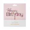 Cake And Candle Rainbow Glitter HAPPY BIRTHDAY 1 Cake Topper 2 Cake And Candle Rainbow Glitter HAPPY BIRTHDAY 1 Cake Topper