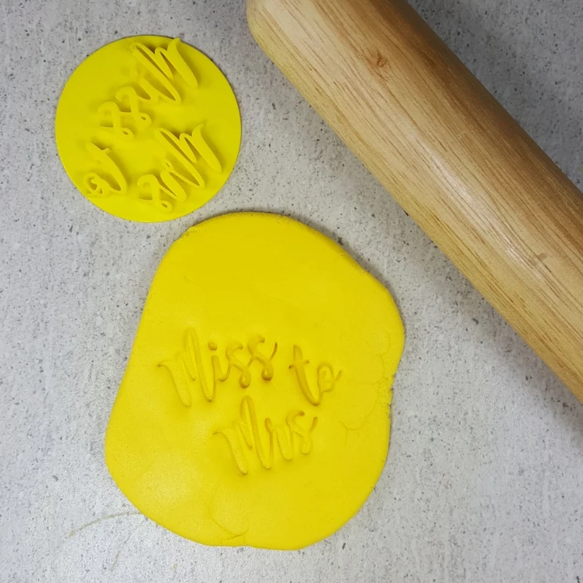 Custom Cookie Cutters Miss To Mrs Embosser Cutters, Embossers, Debossers 3 Custom Cookie Cutters Miss To Mrs Embosser Cutters, Embossers, Debossers