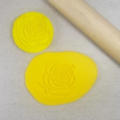 Custom Cookie Cutters Rose Bloom Flower Embosser