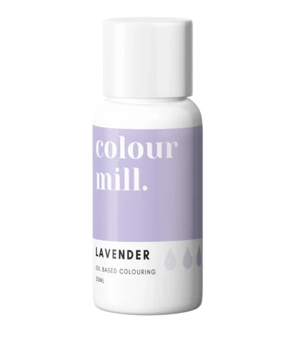 Colour Mill Oil Based Colouring 20ml Lavender Food Colour 3 Colour Mill Oil Based Colouring 20ml Lavender Food Colour