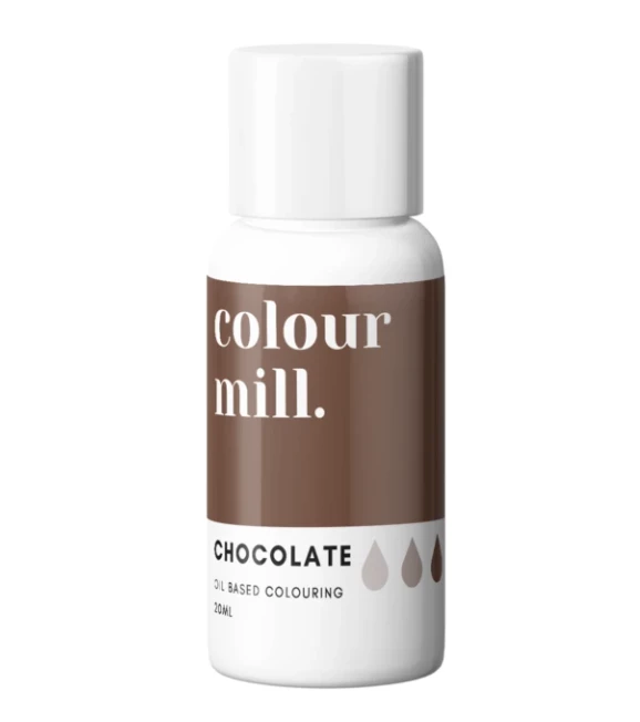 Colour Mill Oil Based Colouring 20ml Chocolate Food Colour 3 Colour Mill Oil Based Colouring 20ml Chocolate Food Colour