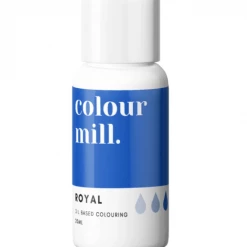 Colours, Paints, Dusts, Glitters & Flavours Colour Mill Oil Based Colouring 20ml Royal
