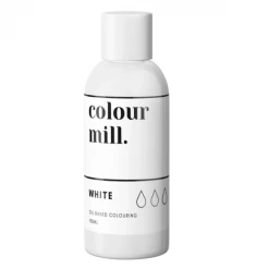 Colour Mill Oil Based Colouring 100ml White Food Colour