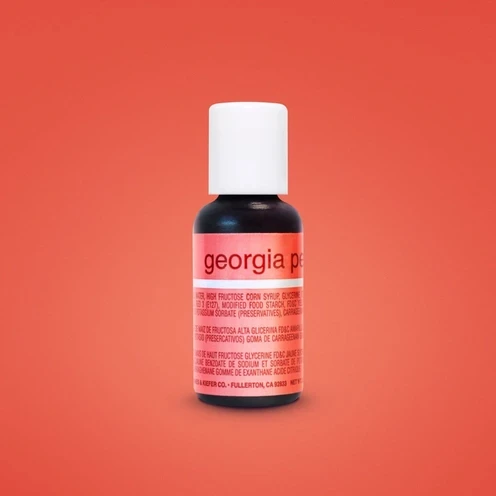 Chef Master Food Colour Chefmaster Liqua-gel 20ml Georgia Peach 3 Chef Master Food Colour Chefmaster Liqua-gel 20ml Georgia Peach