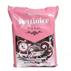 Fondant, Buttercream, Ganache & Sugar Icing Bakels Pettinice Fondant 750g Pink
