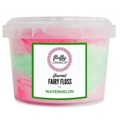 Fluffy Crunch 20g Watermelon Lollies, Fairy Floss & Chocolate