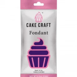 Fondant, Buttercream, Ganache & Sugar Icing Cake Craft Fondant 250g Deep Purple