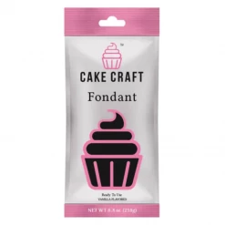 Cake Craft Fondant 250g Voodoo Black Fondant, Buttercream, Ganache & Sugar Icing