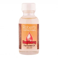 Roberts Confectionery Food Colour Roberts Flavoured Oil 30ml Raspberry