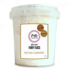 Lollies, Fairy Floss & Chocolate Fluffy Crunch 50g Salted Caramel