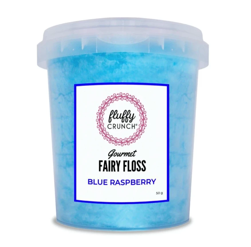 Fluffy Crunch 50g Blue Raspberry 3 Fluffy Crunch 50g Blue Raspberry
