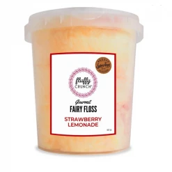 Lollies, Fairy Floss & Chocolate Fluffy Crunch 50g Strawberry Lemonade