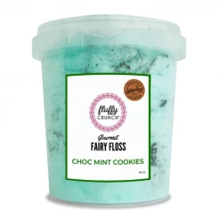 Lollies, Fairy Floss & Chocolate Fluffy Crunch 50g Choc Mint Cookies