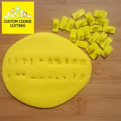 Custom Cookie Cutters 20 Piece Symbol Stamp Set