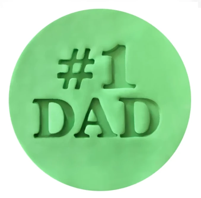 Custom Cookie Cutters Little Biskut No.1 Dad Embosser 3 Custom Cookie Cutters Little Biskut No.1 Dad Embosser