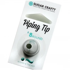 Decorating Tools Sugar Crafty Round Piping Tip 8