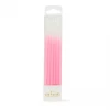 Cake And Candle Ombre Pink Candles - 12 Pack