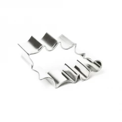Stainless Steel Cookie Cutter Cutters, Embossers, Debossers Holly Leaf 3.25" Cutter
