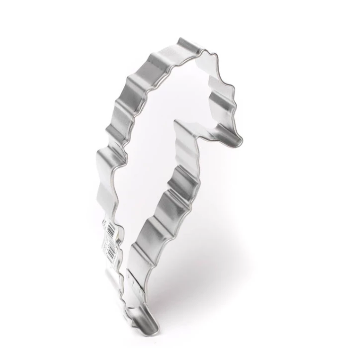 Stainless Steel Cookie Cutter Seahorse 5" Cutter 3 Stainless Steel Cookie Cutter Seahorse 5" Cutter