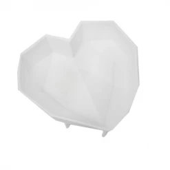 Sugar Crafty Silicone Mould - LARGE GEO HEART Cake Tins & Baking Utensils