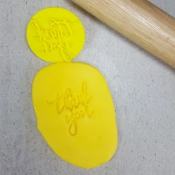 Custom Cookie Cutters Thank You V2 Embosser